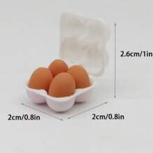 Miniature Model Chicken Egg Carton Storage Holder For Diorama, Life Scene - Multicolor - View 2