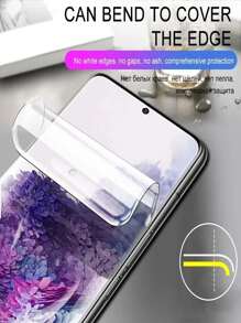 三片装全覆盖水凝胶屏幕保护膜，适用于三星 Galaxy、Redmi、荣耀等机型。易于粘贴，支持指纹解锁。软膜（非钢化玻璃） - 3件 - 查看 6