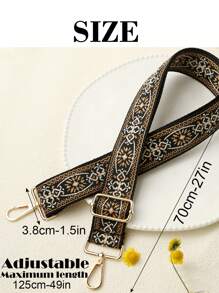 可调节刺绣腰带肩带手提包钱包带斜挎包肩带