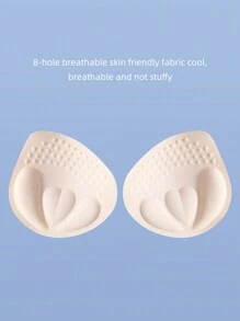 1pair Thickened 4cm Underwear Cup, Small Breast Padding, Removable And Washable Push-Up Breast Pad Inserts To Increase Padding, Underwear And Bra Accessories