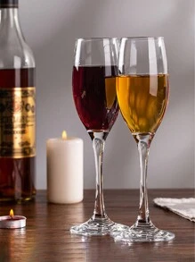 香槟杯，经典香槟杯，优雅敬酒杯[可反复使用] - 無色 - 查看 15