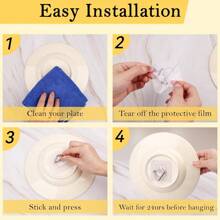 5/10 sztuk trójkątnych haczyków ściennych, bezuszkadzające haki ścienne do ekspozycji, niewidoczne mocowanie ścienne do ściany, sztuka, ramki na zdjęcia, tablice dekoracyjne, organizer na drzwi, Perchero, wieszaki ścienne, haki, haki ścienne, wieszak, ramy ścienne, wieszaki na ubrania, ramki ścienne bez wiercenia - Wielokolorowe - Zobacz 5