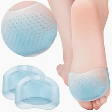 3 Pairs Unisex Honeycomb Forefoot Pad Silicone Protective Cover,Breathable Mesh Anti-Slip Shock-Absorbing Forefoot Pad, Soft & Comfortable SEBS Material