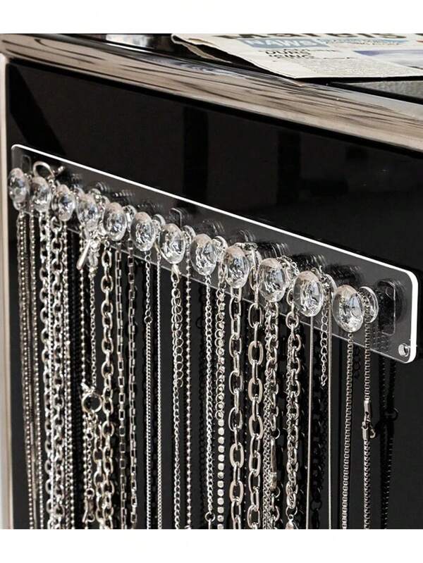 1 stuk sieraden displaystandaard, aan de muur bevestigde ketting armband oorbel organizer houder zon reizen cool terug naar school