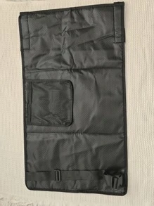 1pc Toddler Airplane Footrest, Kids Travel Bed, Toddlers Portable Foot Rest Hammock For Flights, Kids Bed Airplane Seat Extender, Leg Rest For Children To Lie Down On Plane - Grey - View 5