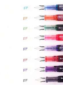 8 支中东风格彩色圆珠笔，大容量，适合考试、绘画、日记