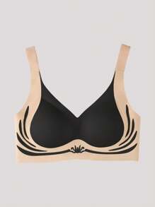 2pcs/Set Wireless Invisible Lift Push Up Bra, Supportive Sports Bra Without Rims