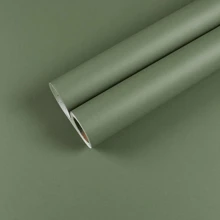 1 卷 1m/3m/5m 绿色光泽墙贴，即用型、自粘、可移除且易于清洁的壁纸，客厅卧室墙壁装饰壁纸，橱柜壁柜餐桌书桌梳妆台装饰 15.74X397.4 英寸房间装饰家居装饰浴室装饰卧室装饰房间装饰用品客厅装饰家居装饰客厅墙纸 - 綠色 - 查看 2