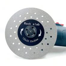 4.5/5-Inch 115/125mm Rhinestone Dry Cutting Disc Board Ceramic Tile Marble Thin Cutting Blade Disc For Marble Machine, Angle Grinder