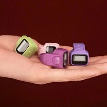 1pc Electronic Ring Counter, Digital Display Convenient Stress Relief Hand Tally Counter, Middle East/Arabic