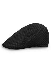 1pc Men's Solid Color Mesh Breathable Casual Peaked Cap, Suitable For Spring/Summer Everyday Wear