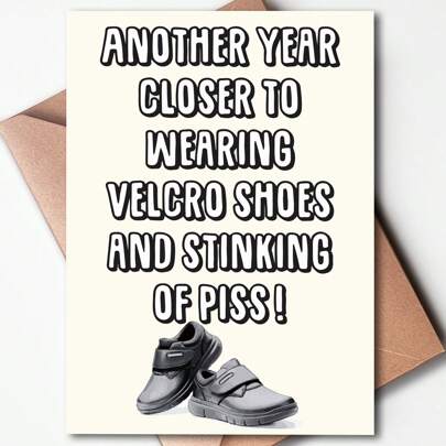 1pc, Funny Happy Birthday Card, Birthday Decorations, Birthday Supplies, Unique Birthday Gifts For Men Women Dad Sister Him Brother Husband Boyfriend Bests Friend , Happy 16th 18th 20th 21th 30th 40th 50th 60th 70th 80th Birthday Card,Happy Birthday Card For Him Husband Boyfriend Girlfriend Wife Her,Unique Birthday Gifts For Women Men Best Friend, Unique Birthday Gifts For Men Him Brother Husband Boyfriend Bests Friend