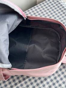 Fashionable And Cute Versatile Large-Capacity Ladies Shoulder Bag Women Backpacks - Pink - View 8