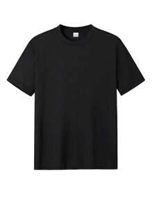 Customized Personalized Men's Printed Loose Short Sleeve T-Shirt -Add Your Text And Your Photo (For Family/Friend /Party/Team/ Boyfriend/Girlfriend/ Workwear/Pet/Couple Matching/Gifts) Family Gathering Uniform, Holiday Gift, Wedding Gift, Father's Day Gift, Best Friend Gift, Anniversary Gift, Valentine's Day Gift, Gift For Him