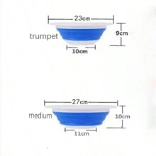 1 chiếc Phụ kiện đồ câu cá Bát mồi dày dễ gấp Bát mồi di động Bát trộn mồi mở Đồ dùng câu cá Màu ngẫu nhiên - Nhiều màu - Xem 5