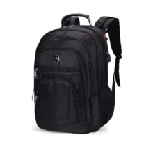 Mochila Unissex Resistente Água Impermeável Cabo de Aço Reforçado Com USB para Viagem Escolar Social Elegantes Ótima Promoção Envio Modelo Aleatório - Roxo - Visão 4