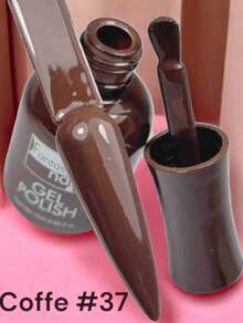 15ml Semi-Permanent Gel Polish 3 Steps Fantasy Nails - Coffee Brown - View 3