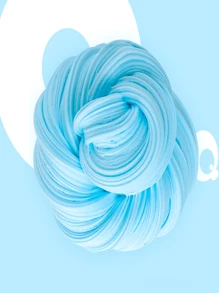 Slime cristallino soffice, super morbido e liscio, impasto da gioco colorato a schiuma