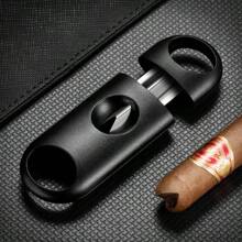 Cigar Cutter 3-Piece Tool Kit, Portable Cigar Knife, Sharp Cigar Scissors, Round Perforator, Cigar Pliers - Multicolor - View 4