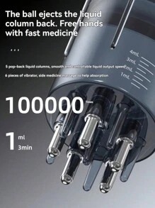 1 mini pente de óleo, massageador de couro cabeludo, pente de sérum nutritivo para crescimento capilar, essência, líquido nutritivo, condicionador, aplicador de óleo essencial para aplicar líquido ou óleo com precisão na raiz do cabelo, grampos de cabelo, acessórios de cabelo