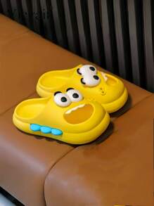 儿童拖鞋夏季女童超可爱兔子居家防滑软底一字拖鞋卡通男童凉拖 - 黃色 - 查看 7