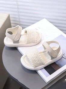 1 paar kindersandalen voor de zomer, veelzijdige Koreaanse stijl peuterband zachte onderkant jongens meisjes casual buitenschoenen