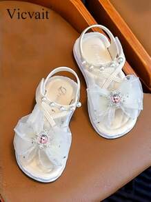 2024新款儿童卡通汽车图案软底室内/室外凉鞋，夏季，男童 - 白色 - 查看 8