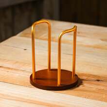 1 件胡桃木单/双杯架 - 适用于家庭、咖啡厅、办公室和酒店 - 彩色 - 查看 10