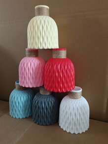 زهرية بنمط موجات المياء البلاستيكية لترتيب الزهور، أصيص زهور DIY، ديكور منزلي شبيه بالخزف، زخرفة غرفة، زهرية زجاجية