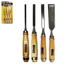 4 Pieces Professional Chisel Kit For Carving And Sculpting Wood - 彩色 - 查看 1