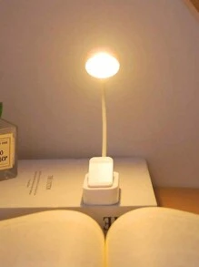 1 件 LED 书灯，电池供电无线便携式三色可调光阅读灯，保护眼睛，适合在床上、车上和旅行中阅读