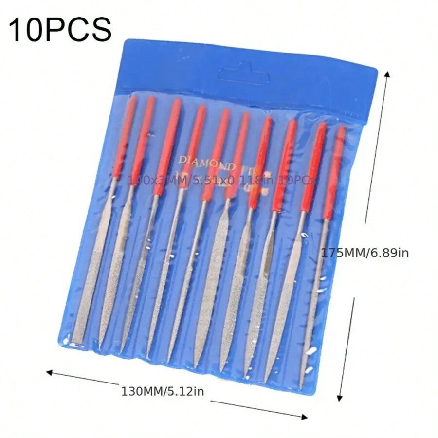 Professional 10-Piece Set Guitar Fret File Set, Luthier Tool For Fret ...