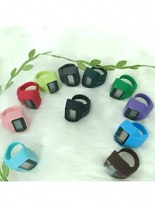 1pc Electronic Ring Counter, Digital Display Convenient Stress Relief Hand Tally Counter, Middle East/Arabic