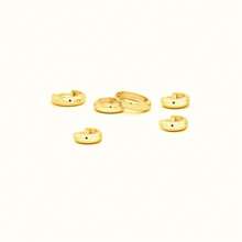 Trios Kit With Three Rounded And Smooth Rings Without Stones 18k Gold Plated 925 Silver Women's - Vàng - Xem 6