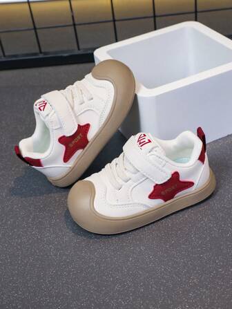 全新儿童软底真皮休闲防滑运动鞋（适合女孩和男孩）秋季