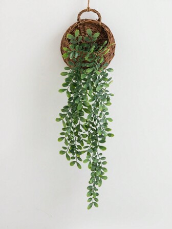 1/2/4PCS Artificial Plants Grapefruit Leaf Wall Hanging Home Background Wall Decoration Wedding Decoration Outdoor Garden Window Sill Courtyard Decoration Birthday Party Valentine's Day Gift, New Year Materials