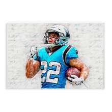Christian McCaffrey Poster Canvas Poster Wall Art Bedroom Decor Living Room Decoration Gift - Unframe - View 1