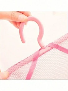 Multi-Purpose Hangable Storage Mesh Bag - Bathroom Accessories For Organizing Clothespins, Kitchen, And Bathroom Essentials - , Water-Resistant, And Easy-To-Clean Home Organization And Storage Solution