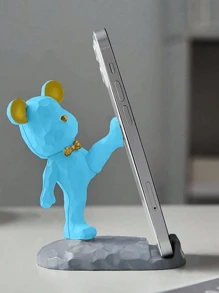 1个可折叠手机/平板电脑支架，角度和高度可调节桌面支架，兼容手机壳（白色、黑色、粉色），返校必备学习用品 - 彩色 - 查看 5