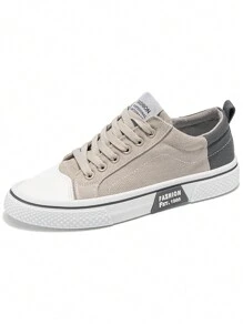 Scarpe di tela da uomo di con suola piatta, adatte per tutte le stagioni, in particolare la primavera
