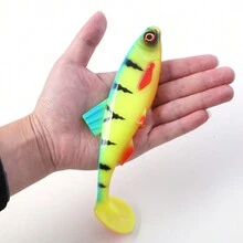 T-Tail Soft Fishing Lures, Widely Used For Swimming Lures In Most Water Bodies, Suitable For Most Fish Species