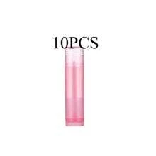 1/10pcs,DIY Manual Lipstick Tube 5g Flat Cap Lipstick Tube Wax Tube Lipstick Empty Bottle Portable