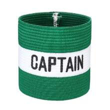 1pc Captain Armband For Sports - PA Nylon Elastic Band With Strong Adhesive, Symbol Badge For Football, Rugby, Hockey, Outdoor Playground Activities