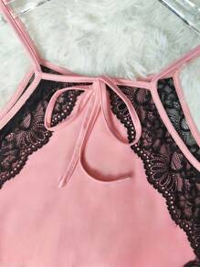 Camisón sexy de mujer con lazos de encaje suave, nueva llegada para primavera/verano