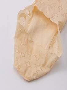 6 pares de calcetines invisibles tipo bote de mujer, con encaje estilo estrellado, de silicona antideslizante y cómodos, aptos para uso diario