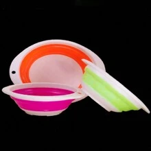 1 chiếc Phụ kiện đồ câu cá Bát mồi dày dễ gấp Bát mồi di động Bát trộn mồi mở Đồ dùng câu cá Màu ngẫu nhiên - Nhiều màu - Xem 3