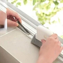 1pc Bàn chải vệ sinh rãnh cửa sổ và cửa ra vào đa năng nhiều màu, Dụng cụ vệ sinh rãnh thủ công bằng nhựa, Thích hợp cho hộ gia đình và không gian sống, Không cần điện, Lý tưởng cho đồ nội thất phòng tắm, nhà bếp, phòng ngủ và phòng khách - ngẫu nhiên - Xem 10