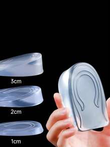 1双增高鞋垫，半垫，轻便，舒适，透气，吸汗，抗菌，不变形，适合休闲鞋和运动鞋 - 無色 - 查看 3