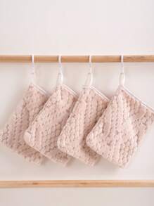 4/9 pièces Gants de nettoyage facial en fibre exquis, taille unique, réutilisables, nettoient le maquillage et les impuretés, gants de serviette de sueur, absorbants et doux, serviettes de cuisine pour la rentrée scolaire