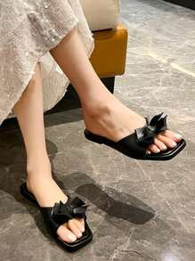 Sandales mode femme, tongs pour l'extérieur, élégantes plates-formes d'été casual, ornées de strass, de perles, de dentelle fleurie bohème. Sandales confortables avec bride de cheville élastique pour la plage.